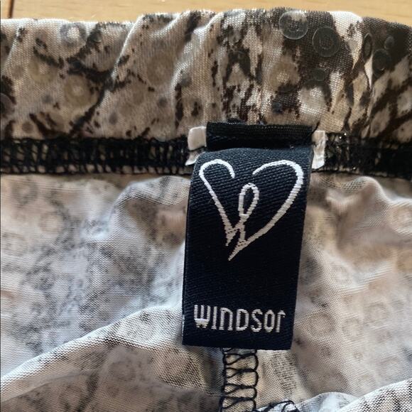 Windsor Snake print Sequin Bike Shorts - Picture 2 of 4